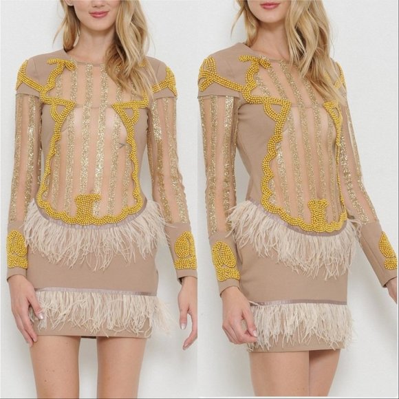 GLAM ALL OVER MINI DRESS - Picture 3 of 3